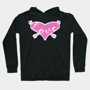 Love is Love Pink Hoodie